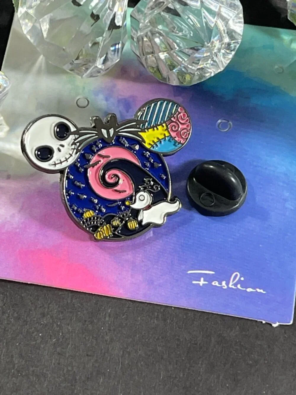 Jack Sally Skellington Lapel Pin Mouse Icon Badge Nightmare Brooch Accessories